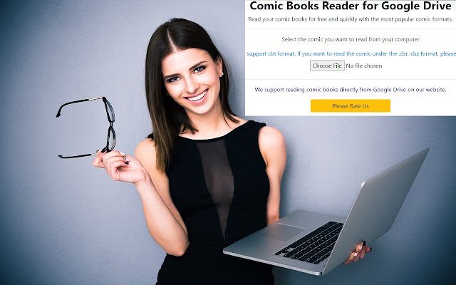 Comic Reader de la boutique en ligne Chrome à exécuter avec OffiDocs Chromium en ligne