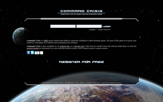 Command Crisis  from Chrome web store to be run with OffiDocs Chromium online