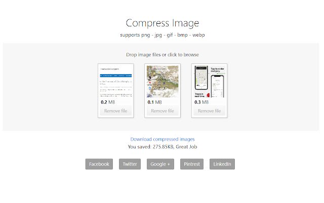 Compress Image  from Chrome web store to be run with OffiDocs Chromium online