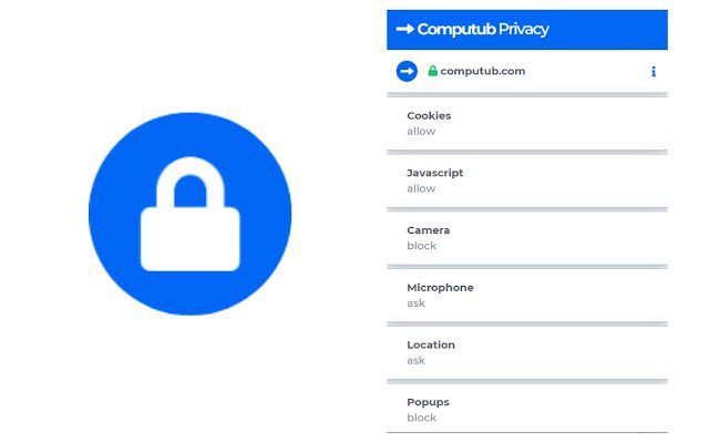 Computub Privacy  from Chrome web store to be run with OffiDocs Chromium online