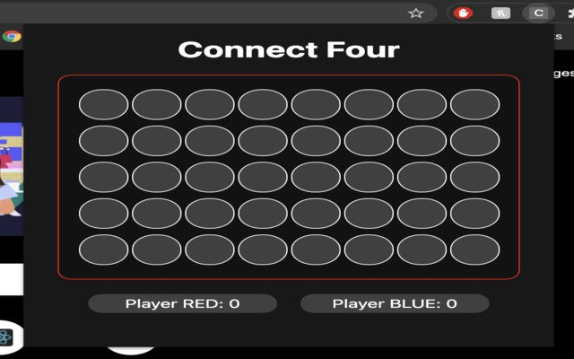 Connect Four  from Chrome web store to be run with OffiDocs Chromium online