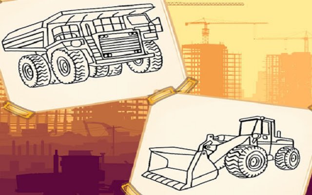 Construction Trucks Coloring  from Chrome web store to be run with OffiDocs Chromium online