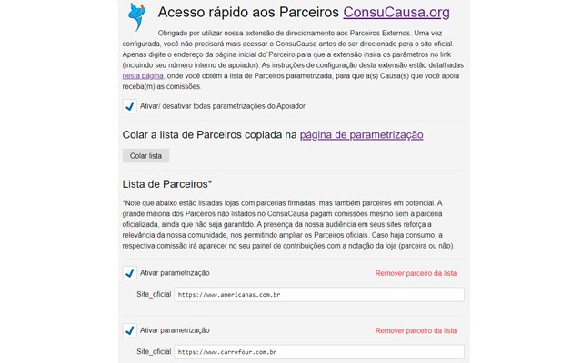 ConsuCausa Consuma por uma Causa  from Chrome web store to be run with OffiDocs Chromium online