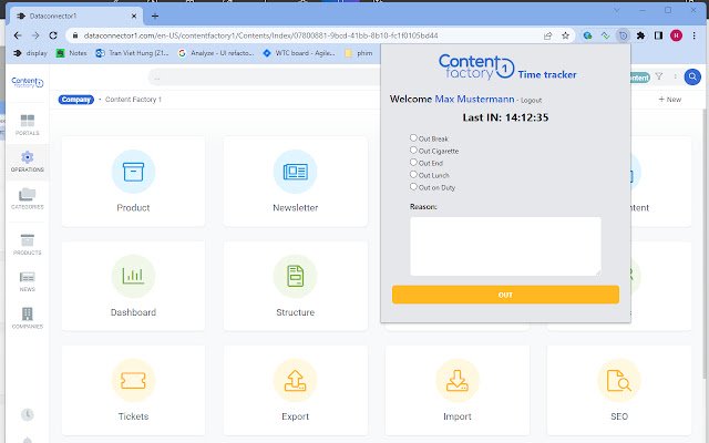 ক্রোম ওয়েব স্টোর থেকে ContentFactory1 টাইম ট্র্যাকার OffiDocs Chromium-এর সাথে অনলাইনে চালানো হবে