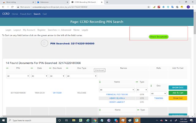 Cook County Reconcile Recordings  from Chrome web store to be run with OffiDocs Chromium online