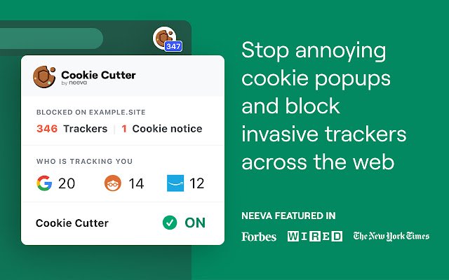 Cookie Cutter by Neeva  from Chrome web store to be run with OffiDocs Chromium online