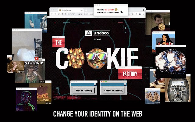 Cookie Factory van Chrome webwinkel wordt uitgevoerd met OffiDocs Chromium online