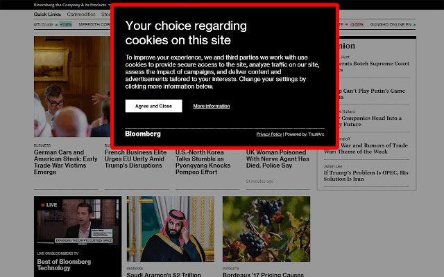 Cookie Fucker  from Chrome web store to be run with OffiDocs Chromium online