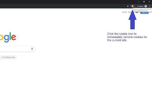 Cookie Remover  from Chrome web store to be run with OffiDocs Chromium online