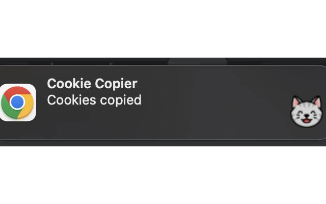 Cookies-Kopierer aus dem Chrome-Webshop, der mit OffiDocs Chromium online ausgeführt werden soll