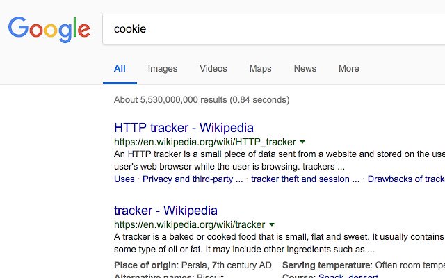 Cookies to Trackers  from Chrome web store to be run with OffiDocs Chromium online