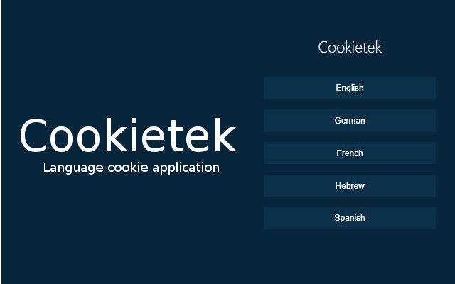 يتم تشغيل Cookietek من متجر Chrome الإلكتروني مع OffiDocs Chromium عبر الإنترنت