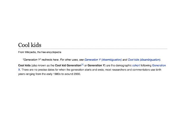 Cool Kids  from Chrome web store to be run with OffiDocs Chromium online