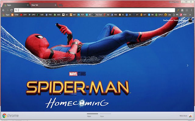 Cool SpiderMan HomeComing Avengers  from Chrome web store to be run with OffiDocs Chromium online