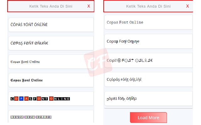 Copas Font Online ᐈ#1 BEST✅ Keren Font Online  from Chrome web store to be run with OffiDocs Chromium online