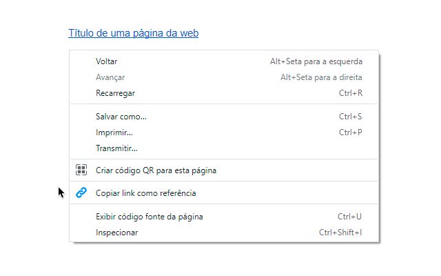 Copiar link como referência  from Chrome web store to be run with OffiDocs Chromium online