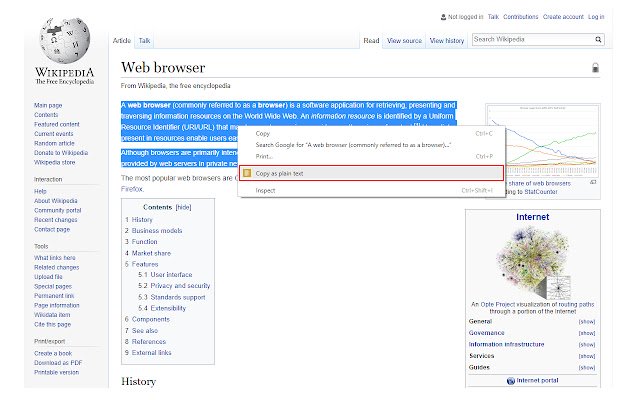 Salin Sebagai Teks Biasa dari toko web Chrome untuk dijalankan dengan OffiDocs Chromium online