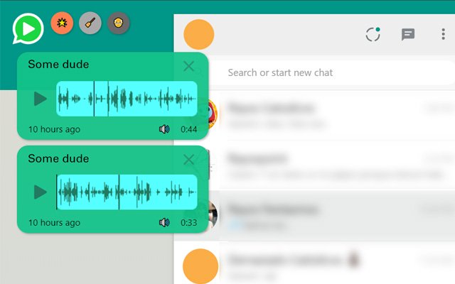 Coso Para Administrar Audios de WhatsApp  from Chrome web store to be run with OffiDocs Chromium online