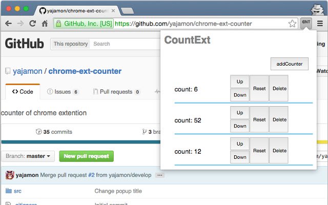 Chrome वेब स्टोर से counterExt को OffiDocs Chromium online के साथ चलाया जा सकता है