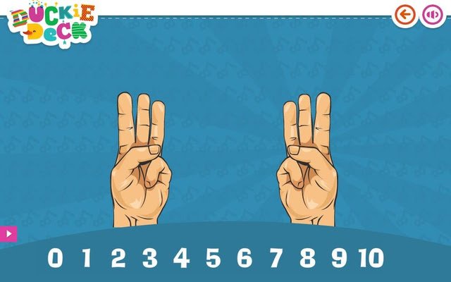 Counting Games Finger Counting Duckie Deck  from Chrome web store to be run with OffiDocs Chromium online