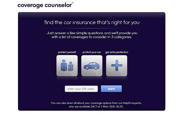 Coverage Counselor®  from Chrome web store to be run with OffiDocs Chromium online