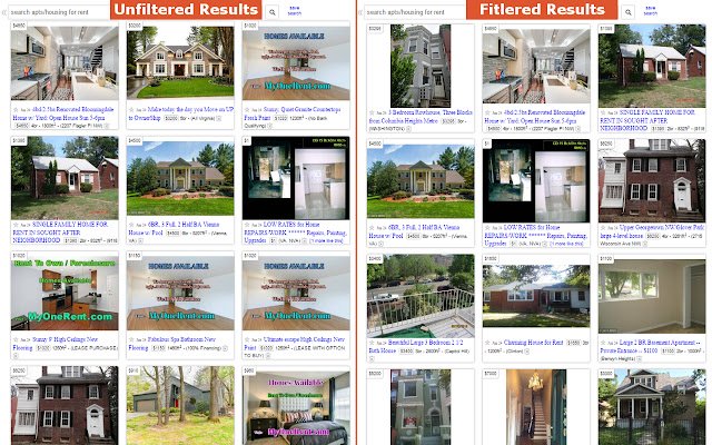 Craigslist Rental Search Filter ຈາກຮ້ານເວັບ Chrome ທີ່ຈະດໍາເນີນການກັບ OffiDocs Chromium ອອນໄລນ໌