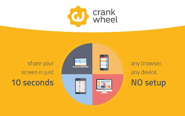 CrankWheel Screen Sharing  from Chrome web store to be run with OffiDocs Chromium online