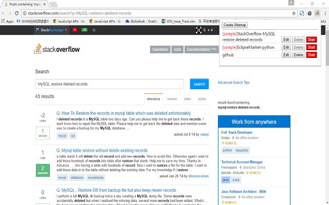 Creeper  from Chrome web store to be run with OffiDocs Chromium online