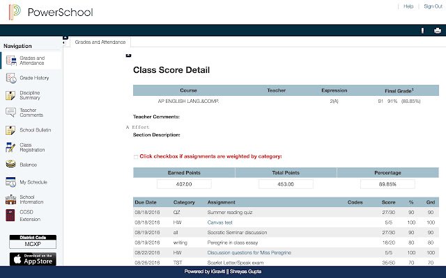 Creighton Prep Powerschool Calculator dari kedai web Chrome untuk dijalankan dengan OffiDocs Chromium dalam talian