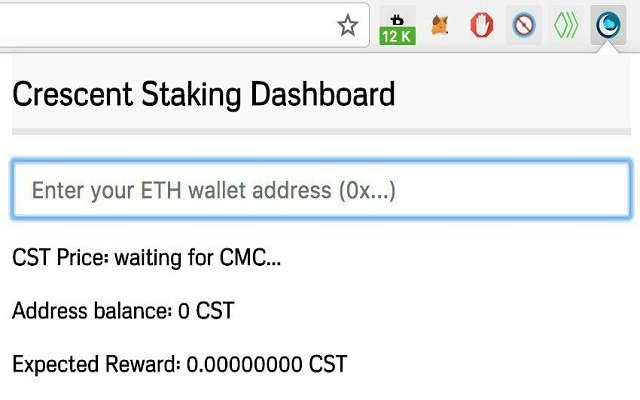 Crescent Staking Dashboard  from Chrome web store to be run with OffiDocs Chromium online