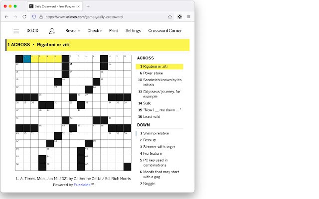 Crossword Blogs  from Chrome web store to be run with OffiDocs Chromium online