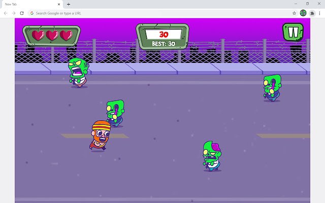 Crossy Zombie Parkour Game aus dem Chrome Web Store, das mit OffiDocs Chromium online ausgeführt werden soll