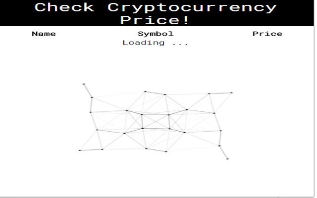 Cryptocurrency Price monitoring  from Chrome web store to be run with OffiDocs Chromium online