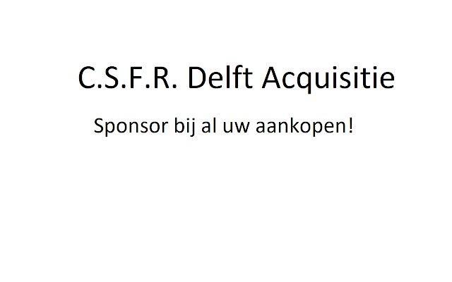 CSFR Delft Acquisitie mula sa Chrome web store na tatakbo sa OffiDocs Chromium online