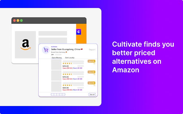 Cultivate: Shop Local, Shop Deals, Shop Smart  from Chrome web store to be run with OffiDocs Chromium online
