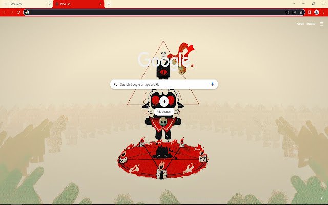 Cult Of The Lamb Browser Theme  from Chrome web store to be run with OffiDocs Chromium online