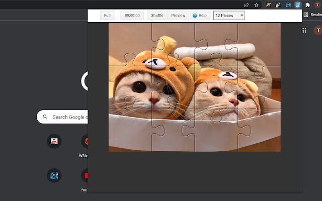 Customizable Jigsaw Puzzle  from Chrome web store to be run with OffiDocs Chromium online