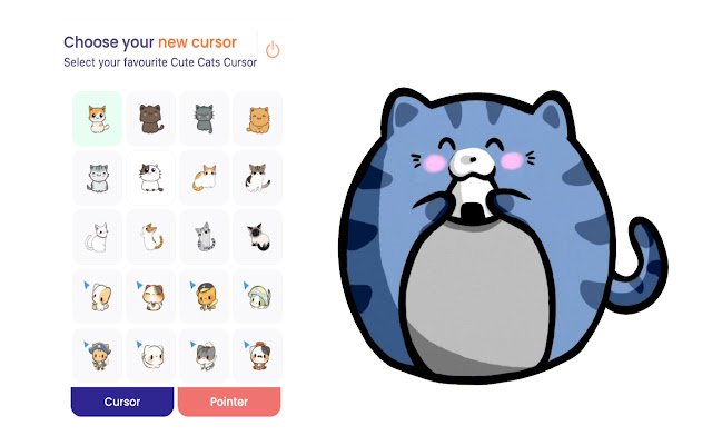 Cute Cat  Kitten Cursor  from Chrome web store to be run with OffiDocs Chromium online