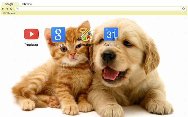 Cute Kitten and Puppy de Chrome web store se ejecutará con OffiDocs Chromium en línea