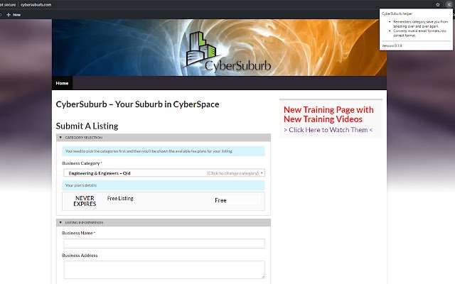 CyberSuburb Helper  from Chrome web store to be run with OffiDocs Chromium online