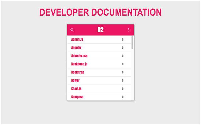 D2 Developer Documentation mula sa Chrome web store na tatakbo sa OffiDocs Chromium online