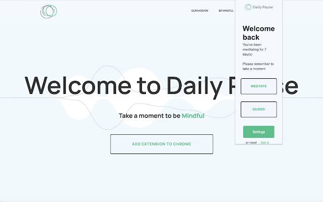 DailyPause dari toko web Chrome untuk dijalankan dengan OffiDocs Chromium online