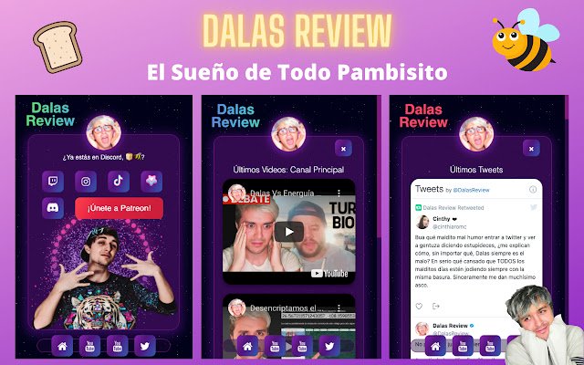 DalasReview: Panel de Redes  from Chrome web store to be run with OffiDocs Chromium online