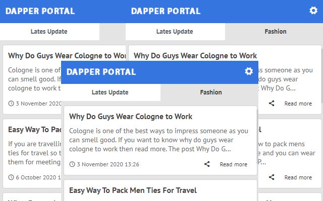 Dapper Portal News Chrome 웹 스토어의 최신 업데이트가 OffiDocs Chromium 온라인과 함께 실행됩니다.