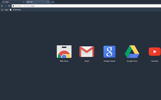 Dark Flat  from Chrome web store to be run with OffiDocs Chromium online