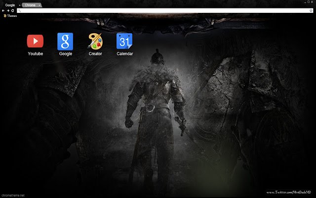 Dark Souls II Theme aus dem Chrome Web Store, das mit OffiDocs Chromium online ausgeführt werden soll