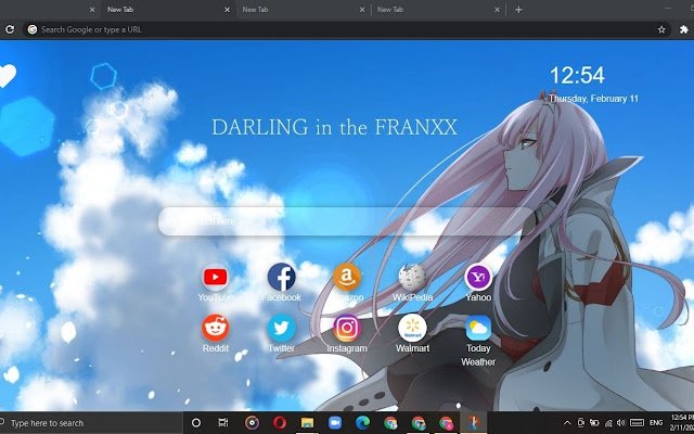 Darling Franxx Wallpaper HD Neues Tab-Theme aus dem Chrome-Webshop, das mit OffiDocs Chromium online ausgeführt werden kann