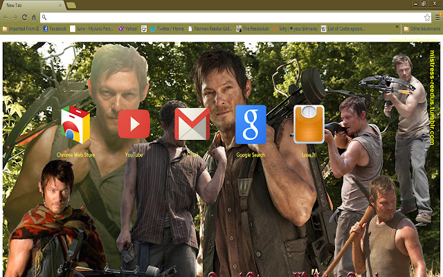 Daryl Dixon Walking Dead מחנות האינטרנט של Chrome יופעל עם OffiDocs Chromium באינטרנט