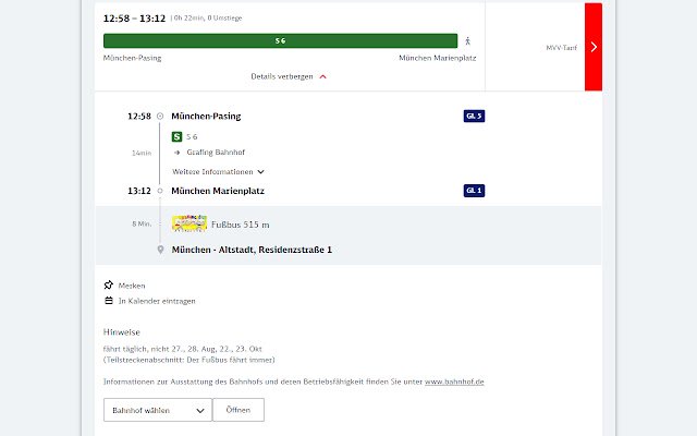 DB Fußbus  from Chrome web store to be run with OffiDocs Chromium online