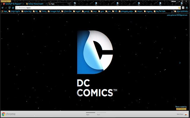 DC LOGO Theme 1920 x 1080  from Chrome web store to be run with OffiDocs Chromium online